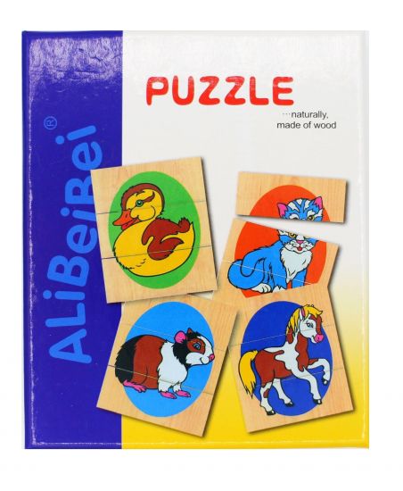 Set 4 puzzle, 12  piese - Animals 29382