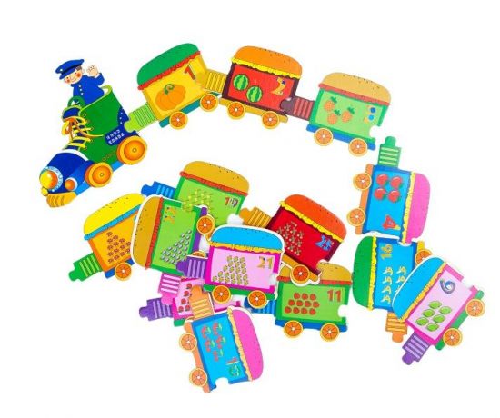 Set 3 puzzle, 29 piese - Trains 29511