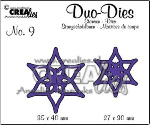 Set 2 matrite Crealies Duo Dies no. 9 - Flowers Small 1 