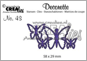Matrita Crealies Decorette no. 43 - Butterflies 5