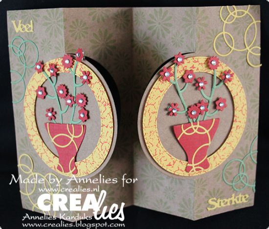 Set 3 matrite Crealies Partz no. 14 - Twigs