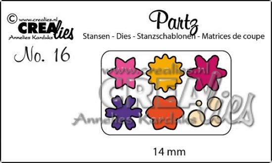 Matrita Crealies Partz.no. 16 - Flowers 14 mm
