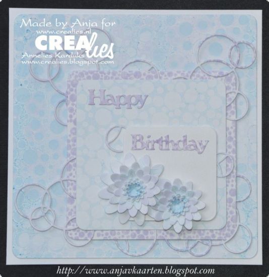 Set 3 matrite Crealies Set of 3 no. 10 - Flowers 6