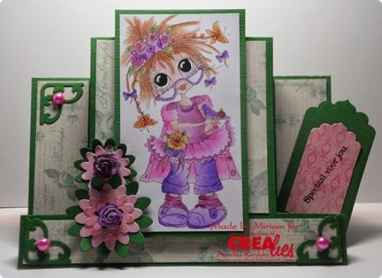 Set 3 matrite Crealies Set of 3 no. 10 - Flowers 6