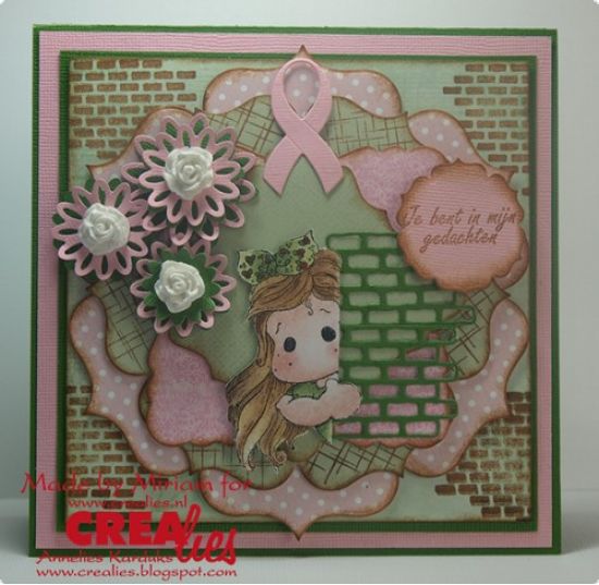 Set 3 matrite Crealies Set of 3 no. 10 - Flowers 6