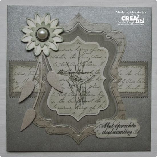 Set 3 matrite Crealies Set of 3 no. 10 - Flowers 6