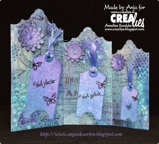 Set 3 matrite Crealies Set of 3 no. 10 - Flowers 6