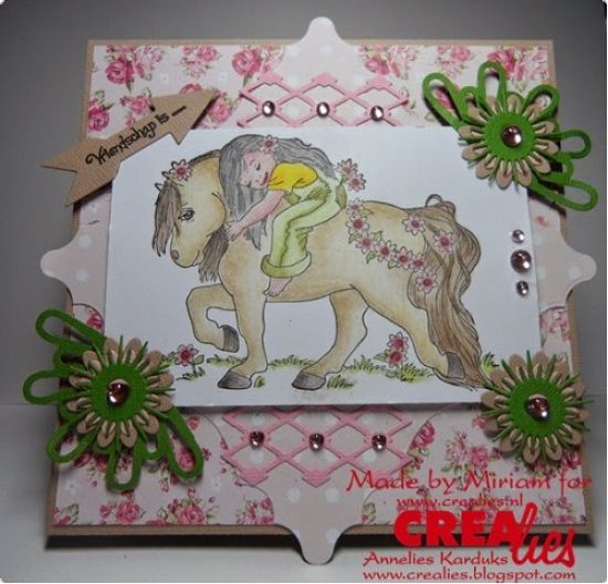 Set 3 matrite Crealies Set of 3 no. 10 - Flowers 6