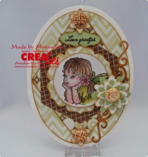 Set 3 matrite Crealies Set of 3 no. 12 - Flowers 8