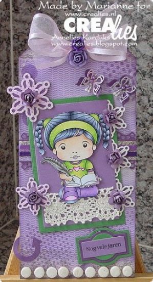 Set 3 matrite Crealies Set of 3 no. 12 - Flowers 8