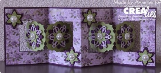 Set 3 matrite Crealies Set of 3 no. 12 - Flowers 8