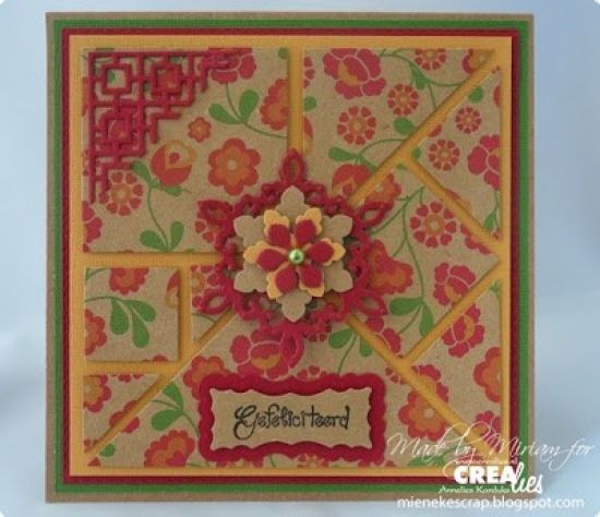 Set 3 matrite Crealies Set of 3 no. 12 - Flowers 8