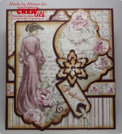Set 3 matrite Crealies Set of 3 no. 12 - Flowers 8