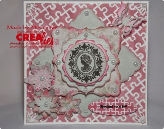 Set 3 matrite Crealies Set of 3 no. 12 - Flowers 8