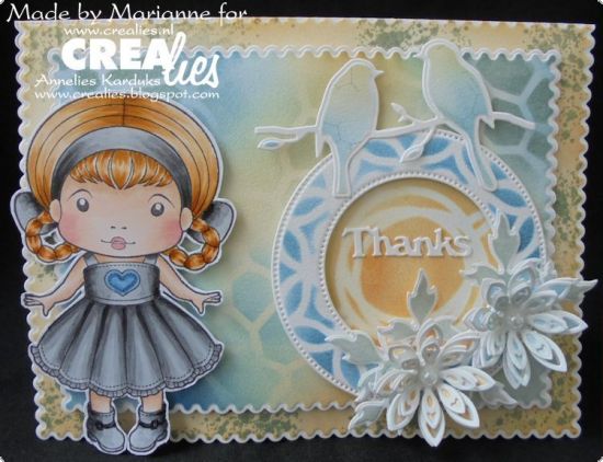 Set 3 matrite Crealies Set of 3 no. 36 - Flowers 18