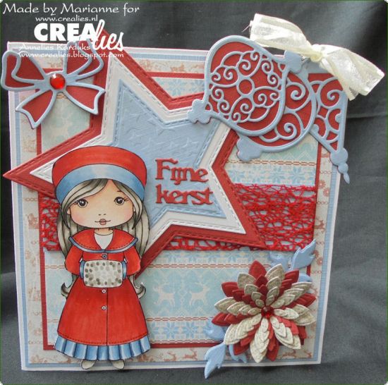 Set 3 matrite Crealies Set of 3 no. 36 - Flowers 18