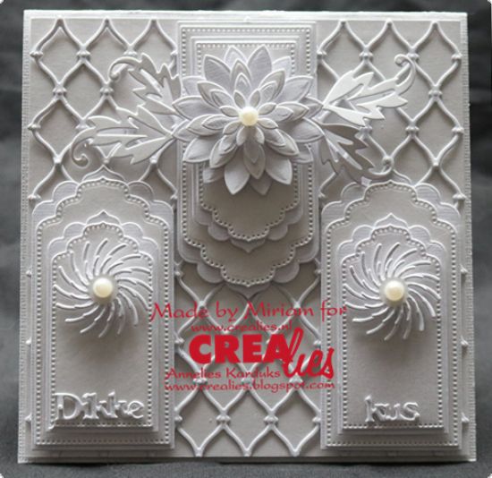 Set 3 matrite Crealies Set of 3 no. 36 - Flowers 18