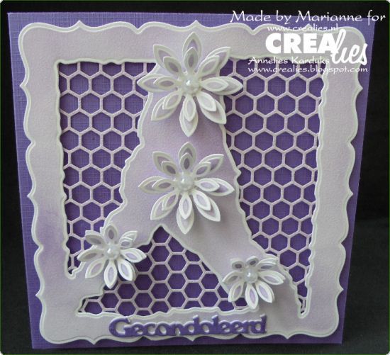 Set 3 matrite Crealies Set of 3 no. 36 - Flowers 18