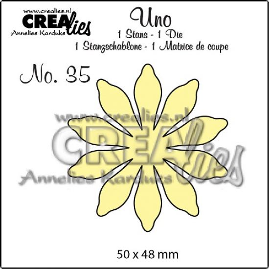Matrita Crealies Uno no. 35 - Flower 17