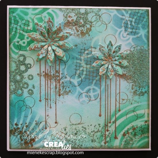 Matrita Crealies Uno no. 35 - Flower 17