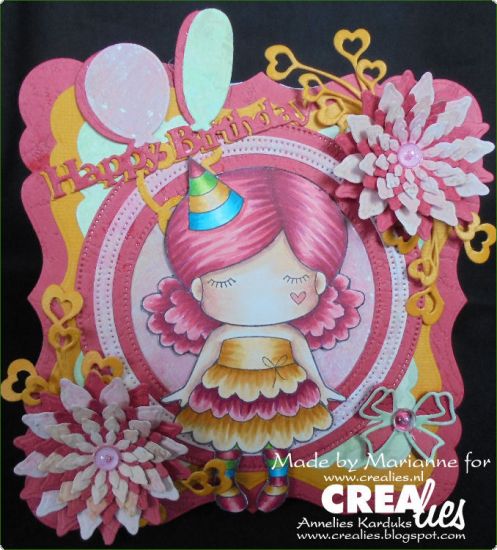 Matrita Crealies Uno no. 35 - Flower 17