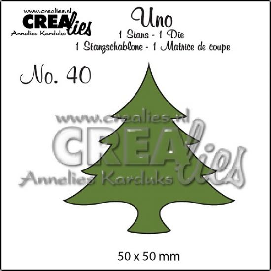 Matrita Crealies Uno no. 40 - Christmas Tree Wide