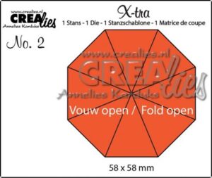 Matrita Crealies X-tra no. 2 - Fold Open 8 parts