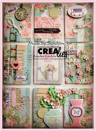 Set 2 matrite Crealies X-tra no. 3 - Pocket