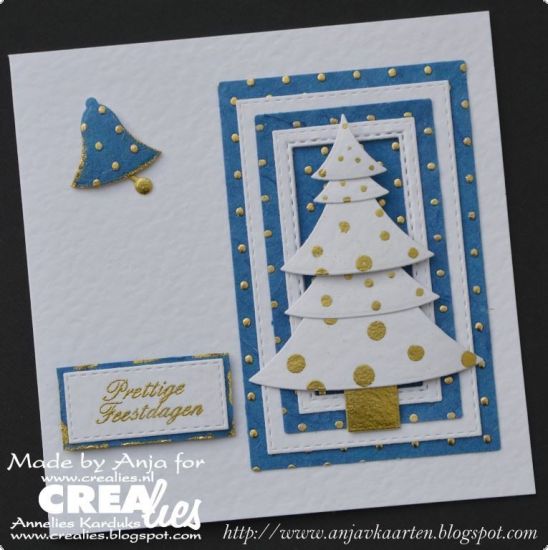 Set 6 matrite Crealies Crea-Nest-Lies Small no. 4 - Tree