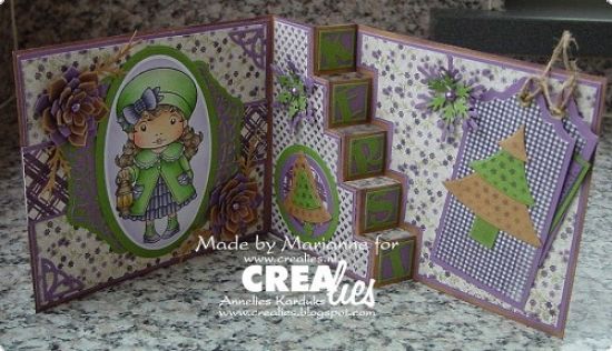 Set 6 matrite Crealies Crea-Nest-Lies Small no. 4 - Tree