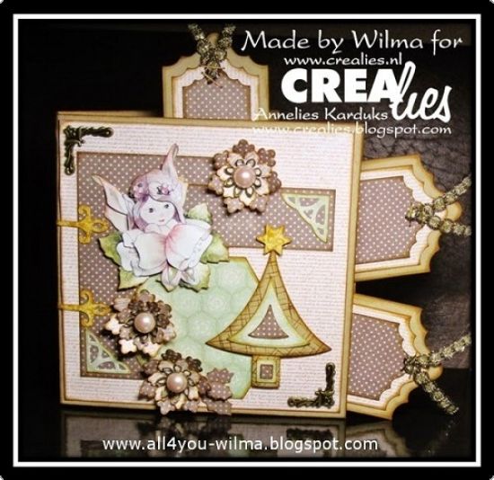 Set 6 matrite Crealies Crea-Nest-Lies Small no. 4 - Tree