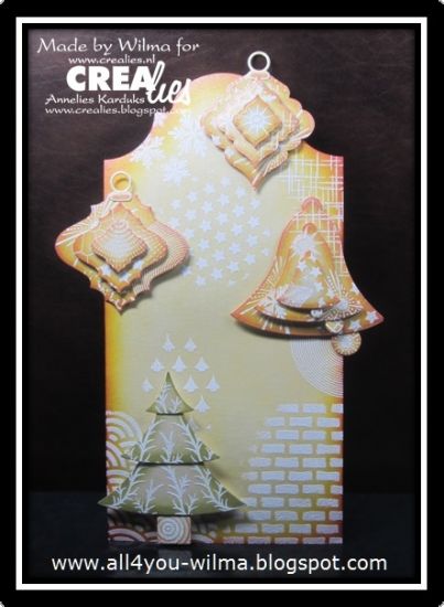 Set 6 matrite Crealies Crea-Nest-Lies Small no. 4 - Tree