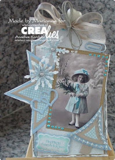 Set 6 matrite Crealies Crea-Nest-Lies Small no. 4 - Tree