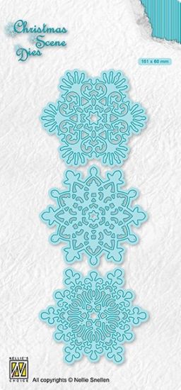 Matrita Christmas scene - Snowflakes