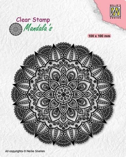 Stampila din silicon - Mandalas - Dahlia flower