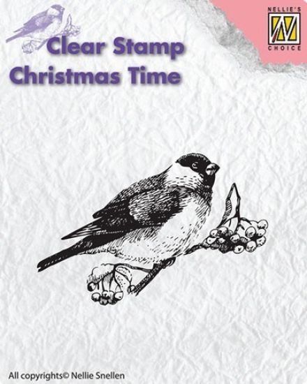 Stampila din silicon Christmas time  - Bird