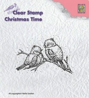 Stampila din silicon  Christmas time - Christmas birds