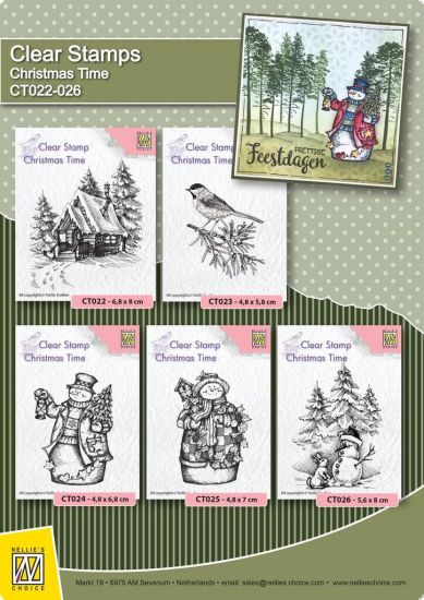 Stampila din silicon - Christmas Time - Snowy House-2