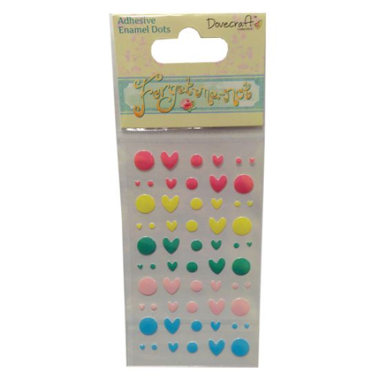 Set 60 aplicatii autoadezive cu aspect emailat - Forget Me Not