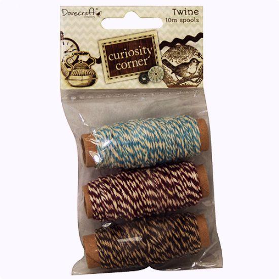 Set 3 bobine snur rasucit - Curiosity Corner - Twine Spool