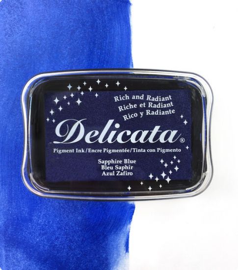 Tusiera Delicata, cu tus metalizat si uscare rapida - Sapphire Blue