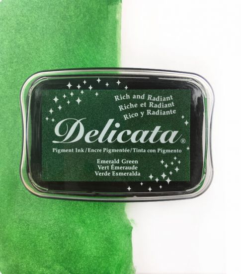 Tusiera Delicata, cu tus metalizat si uscare rapida - Emerald Green