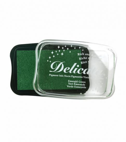 Tusiera Delicata, cu tus metalizat si uscare rapida - Emerald Green