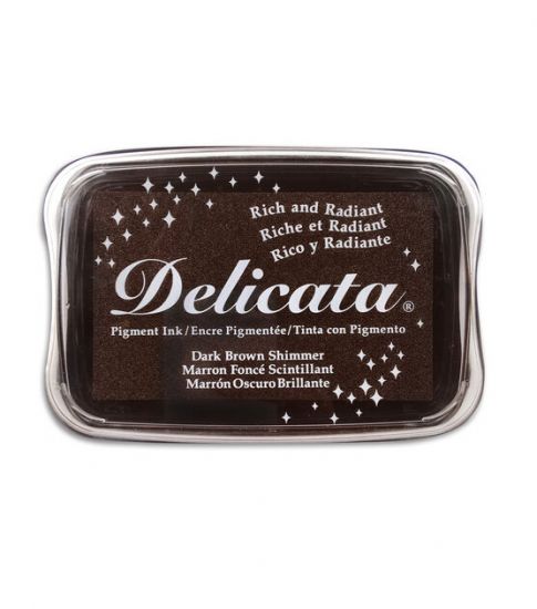 Tusiera Delicata, cu tus metalizat si uscare rapida - Dark Brown Shimmer