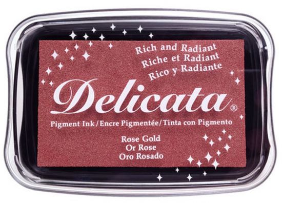 Tusiera Delicata, cu tus metalizat si uscare rapida - Rose Gold