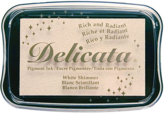 Tusiera Delicata, cu tus metalizat si uscare rapida - White Shimmer