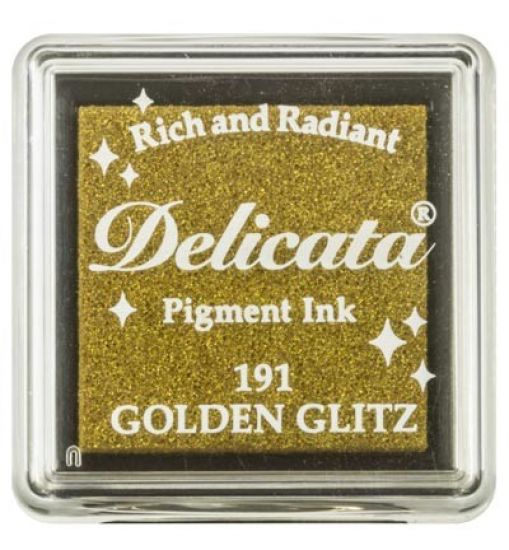 Tusiera cu tus metalizat si uscare rapida - Small Delicata Golden Glitz