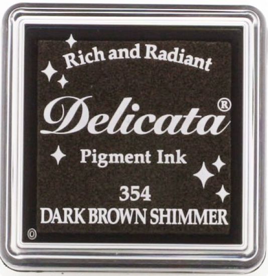 Tusiera cu tus metalizat si uscare rapida - Small Delicata Dark Brown Shimmer