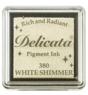 Tusiera cu tus metalizat si uscare rapida - Small Delicata White Shimmer
