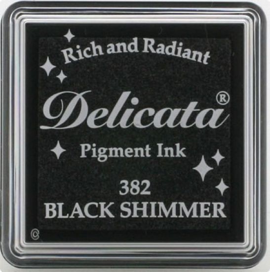 Tusiera cu tus metalizat si uscare rapida - Small Delicata Black Shimmer